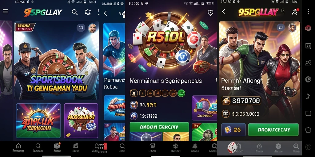 Tampilan menarik dari gameplay di aplikasi Sportsbook 95PGPLAY.