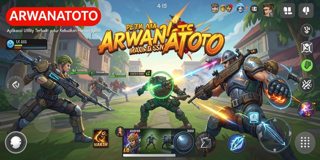 Tampilan antarmuka aplikasi ARWANATOTO yang intuitif dan mudah digunakan.