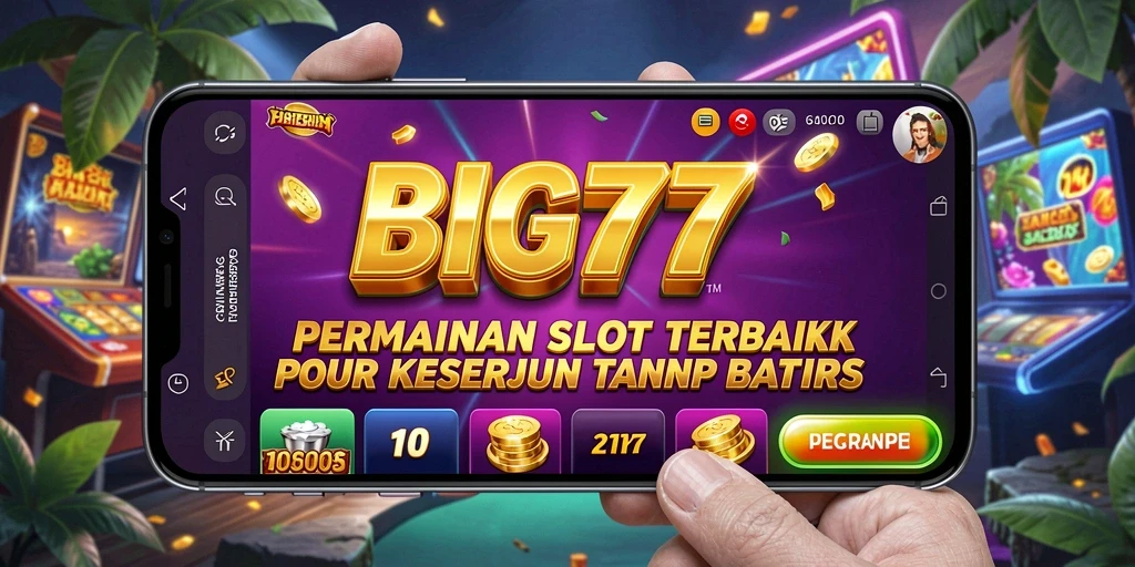 Screenshot utama gameplay Slot BIG77 yang seru dan mengasyikkan.