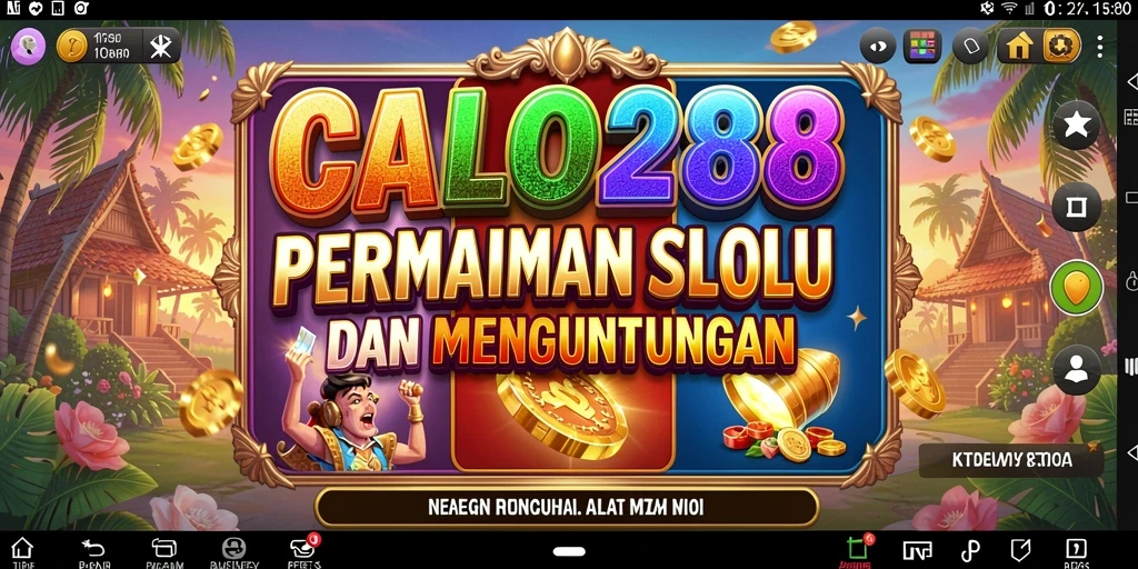 Tangkapan layar menunjukkan gameplay Slot yang mengasyikkan di CALO288.