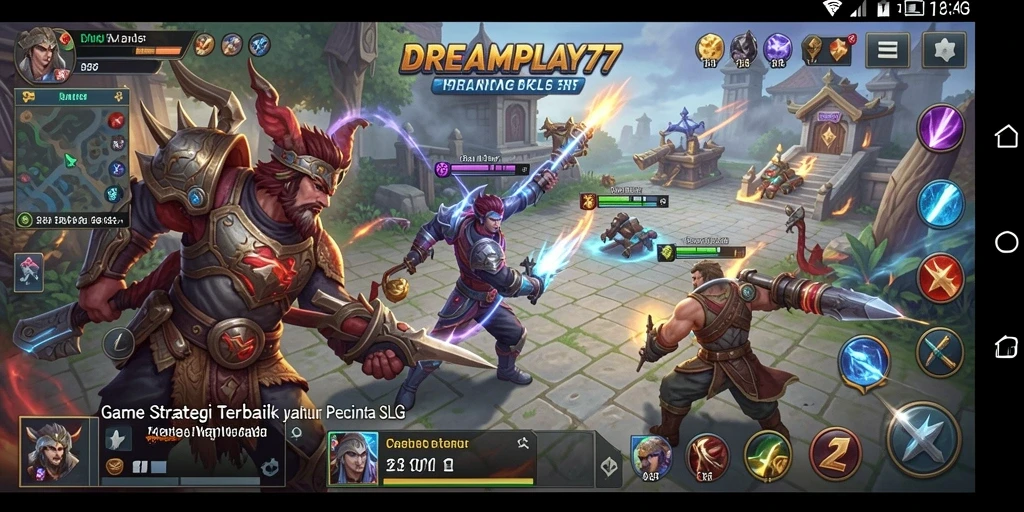 Tampilan gameplay menarik dari DREAMPLAY77 dengan berbagai elemen strategi.
