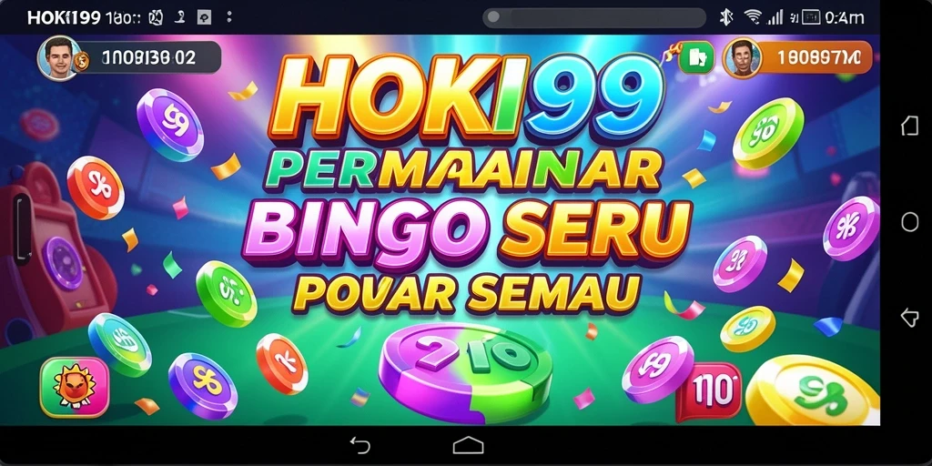 Screenshot gameplay HOKI99 menampilkan suasana seru permainan Bingo.