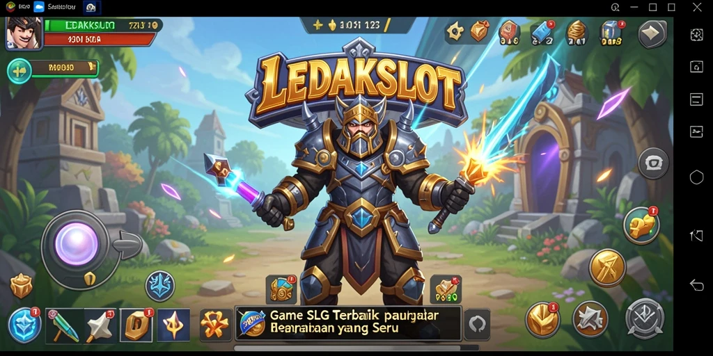 Gameplay SLG yang menantang dan seru dalam LEDAKSLOT.