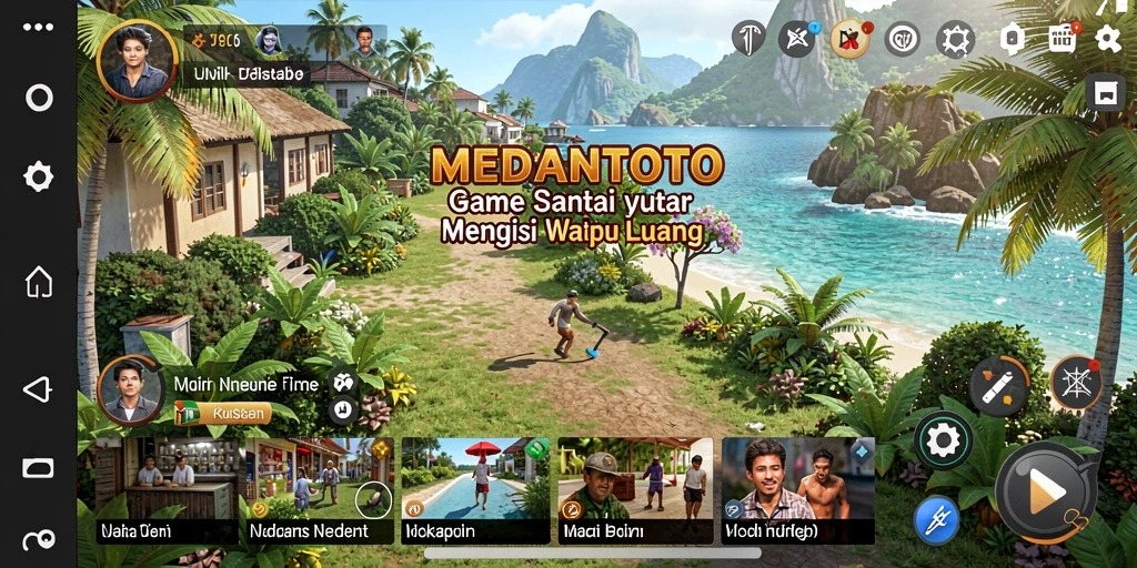 Gameplay MEDANTOTO yang seru dan penuh warna.