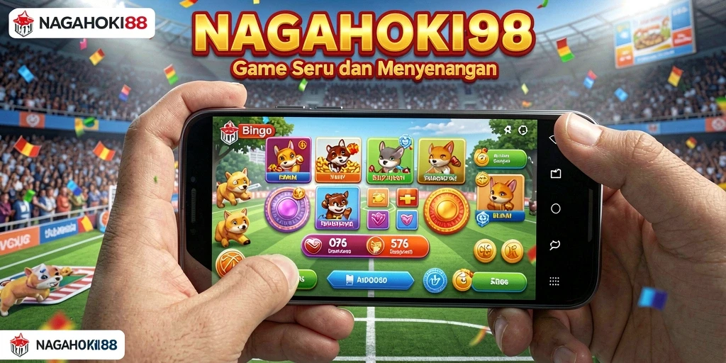 Gameplay seru Bingo di NAGAHOKI88 dengan interaksi sosial.