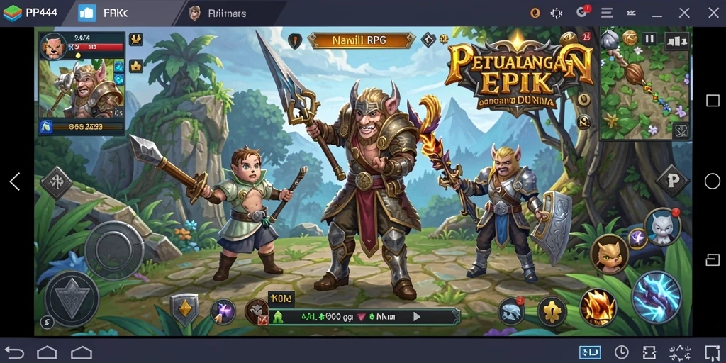 Tampilan seru gameplay <strong>PP444</strong> dengan pertarungan yang mendebarkan.