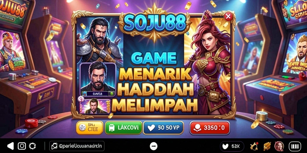 Gameplay mengasyikkan dari slot SOJU88 yang penuh warna.