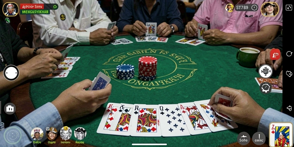 Tampilan menarik dari permainan Gaple di ST789.