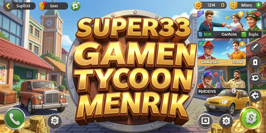 Gameplay Tycoon yang mendebarkan dan realistis di SUPER33.