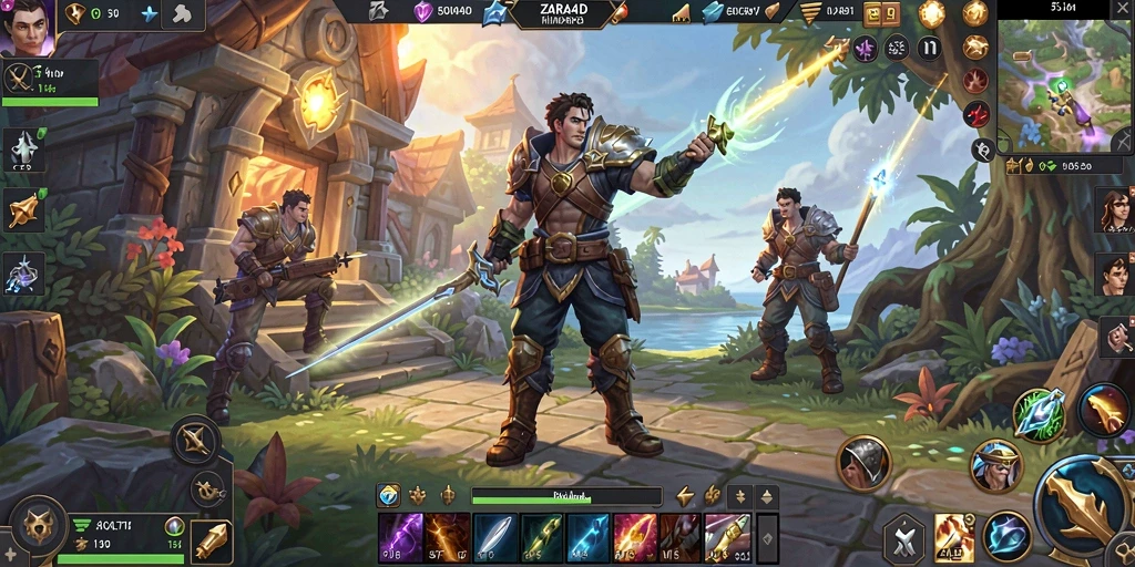 Tampilan gameplay ZARA4D yang menarik dan interaktif.
